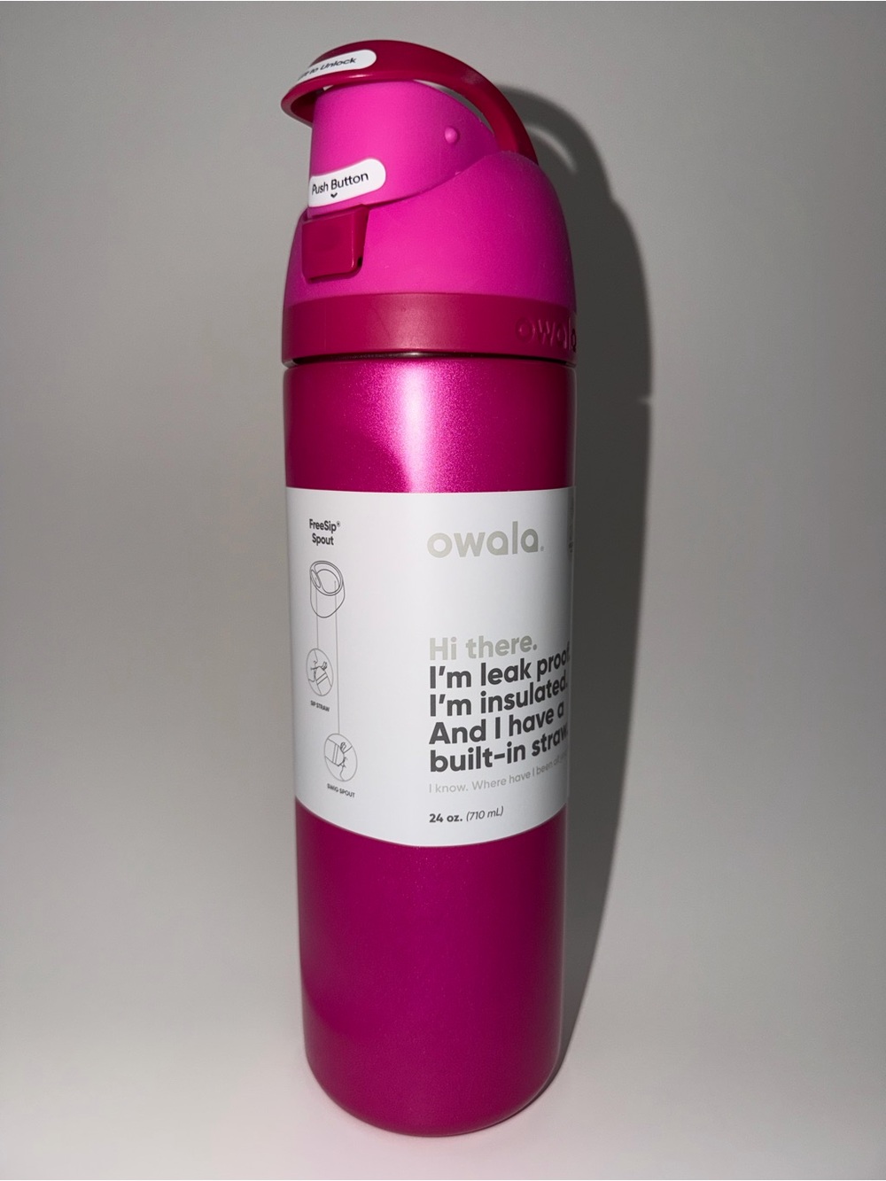Owala “Read My Lips” 24 oz - Insulated Water Bottle